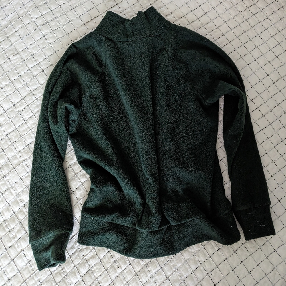 Fleece maternity/nursing sweater